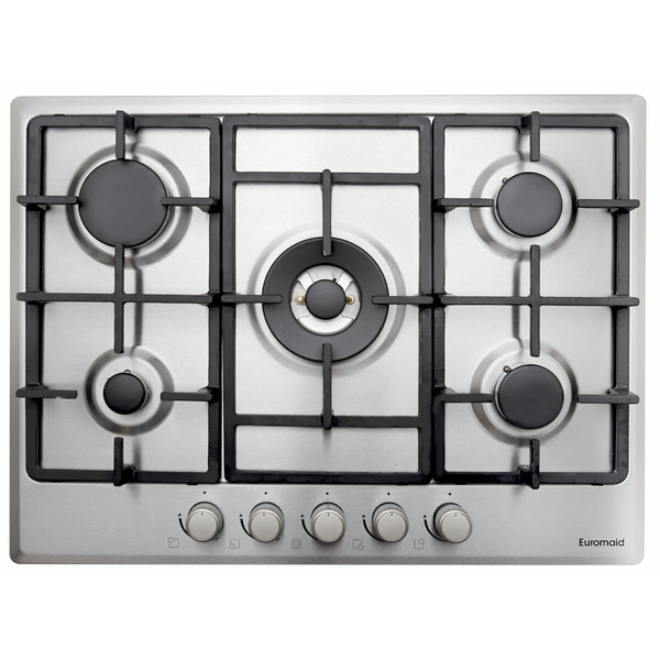 Euromaid 75cm Natural Gas Cooktop G7FS
