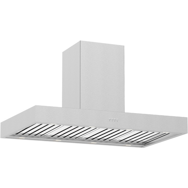 Whispair 120cm New York BBQ Canopy Island Rangehood with Pro Plus External Remote Motor X7N12S5.EPP
