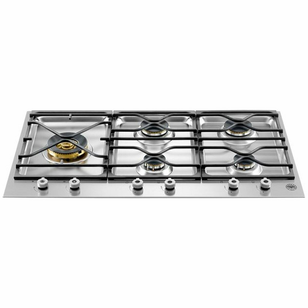 Bertazzoni 90cm Professional Series Natural Gas Stainless Steel Cooktop PM365S0X