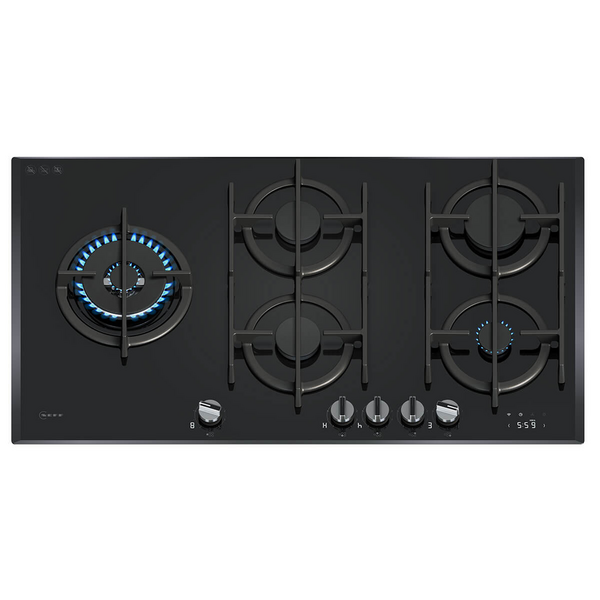 NEFF N90 90cm Gas Cooktop with Wok Burner T29RHS4S0A