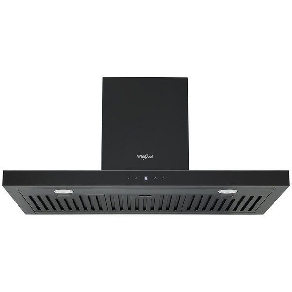 Whirlpool 90cm Auto Clean T-Box Canopy Rangehood Black WT9BTABC
