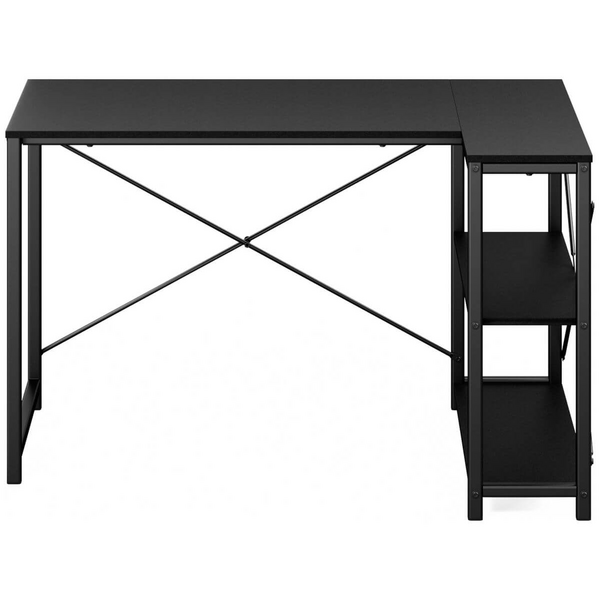 Zinus 119 cm L Shaped Computer Desk Black AU-UDDDS1ZC-47B