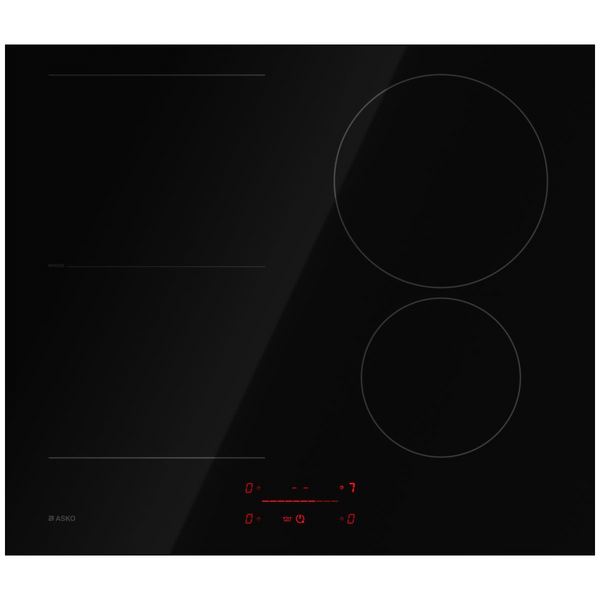 ASKO 60cm 4 Zone Bridge Induction Cooktop - Black HI2642FBG1
