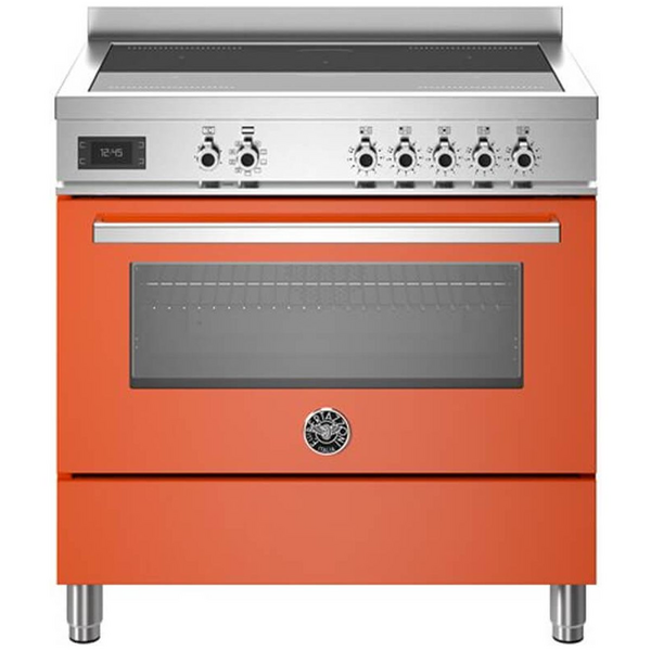 Bertazzoni 90cm Professional Orange Induction Freestanding Oven PRO95I1EART