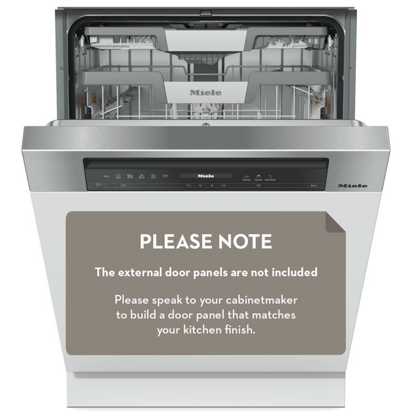 Miele Semi Integrated XXL Dishwasher with AutoDos Stainless Steel G7609SCIXXLCLST