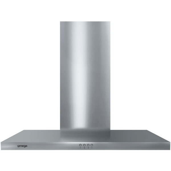 Omega 90cm Wall Canopy Rangehood Stainless Steel ORC93XA
