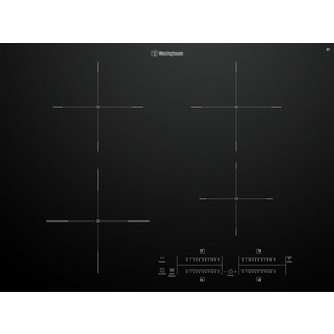 Westinghouse 70cm 4 Zone Induction Cooktop with Hob2Hood WHI743BD