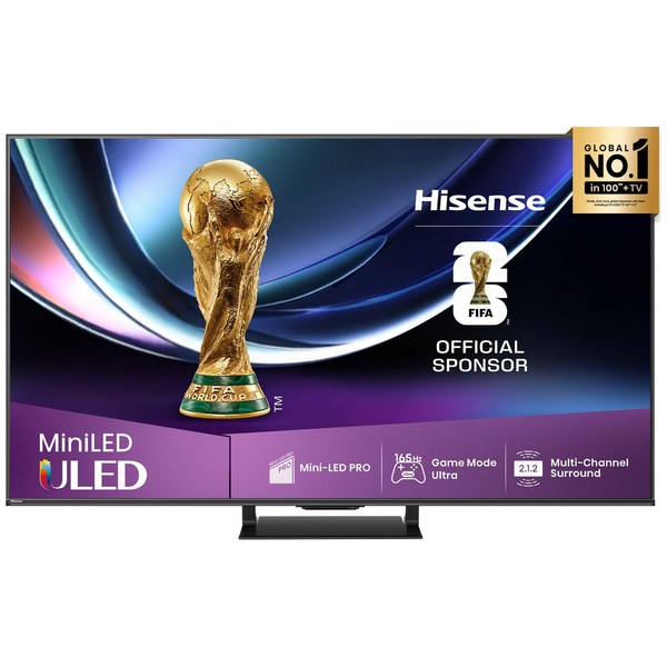 Hisense 55 Inch U7QAU ULED Mini-LED TV [2025] 55U7QAU