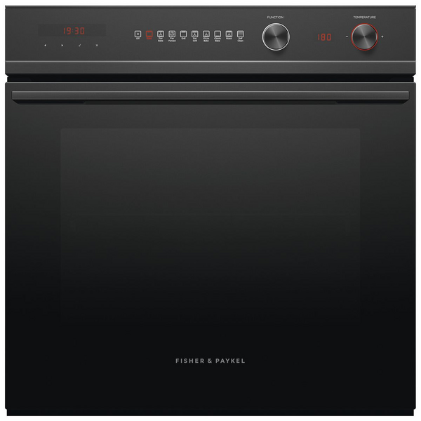 Fisher & Paykel 60cm Series 7 Pyrolytic Built-In Oven Black OB60SD9PB1