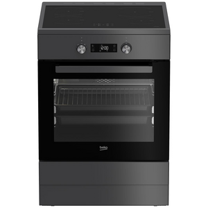 Beko 60cm Pyrolytic Freestanding Oven with Induction Cooktop BFC60IPAN