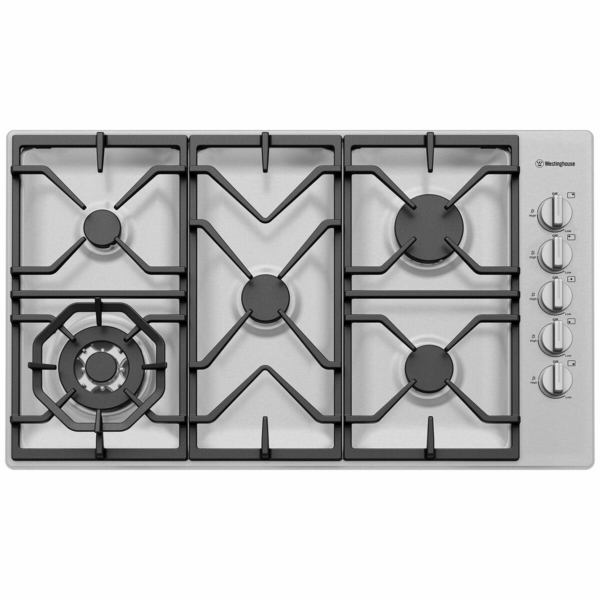 Westinghouse 90cm Natural Gas Cooktop WHG955SB