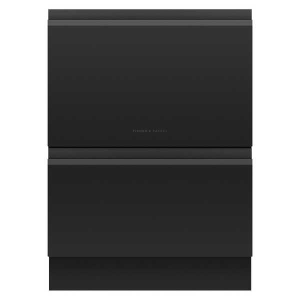 Fisher & Paykel Series 9 Contemporary Double DishDrawer Dishwasher Black DD60D4ZB9