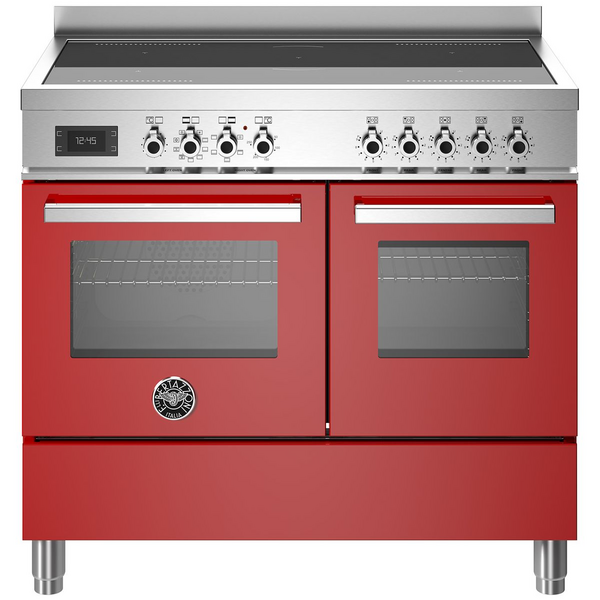 Bertazzoni 100cm Rosso Induction Freestanding Double Oven PRO105I2EROT