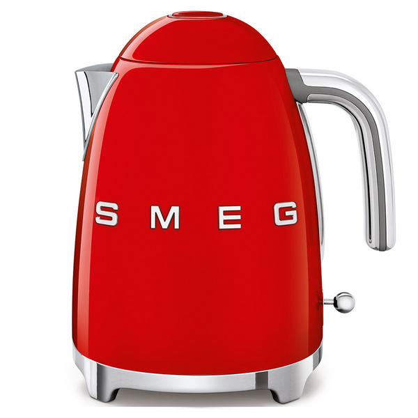 Smeg 50s Retro Style Aesthetic Electric Kettle Red KLF03RDAU