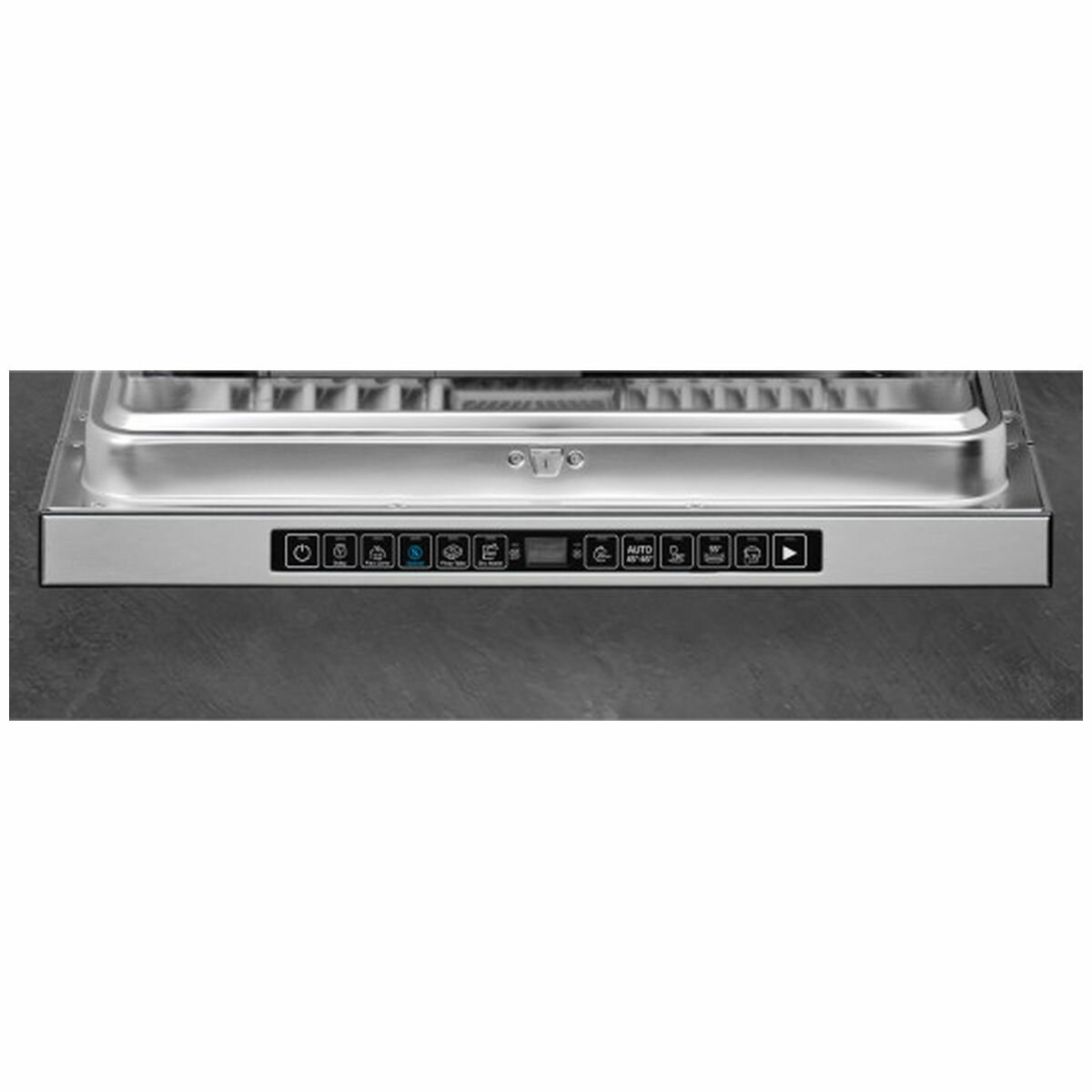 smeg stainless steel under bench dishwasher