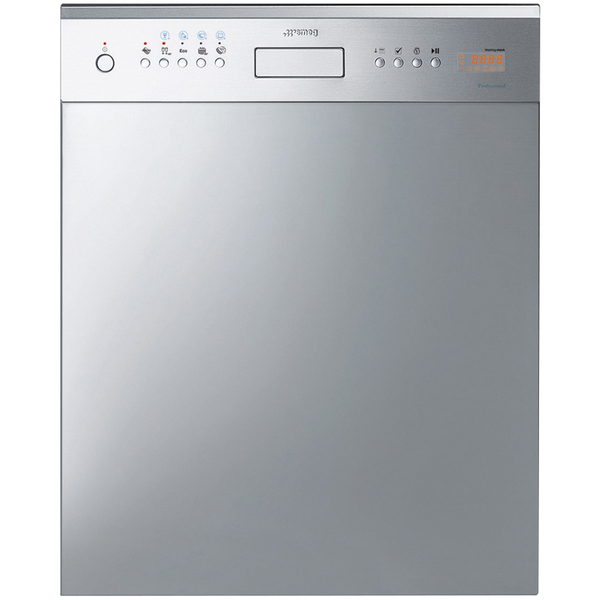 smeg stainless steel under bench dishwasher