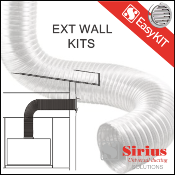 Sirius Ducting Wall Kit EASYWALL-150