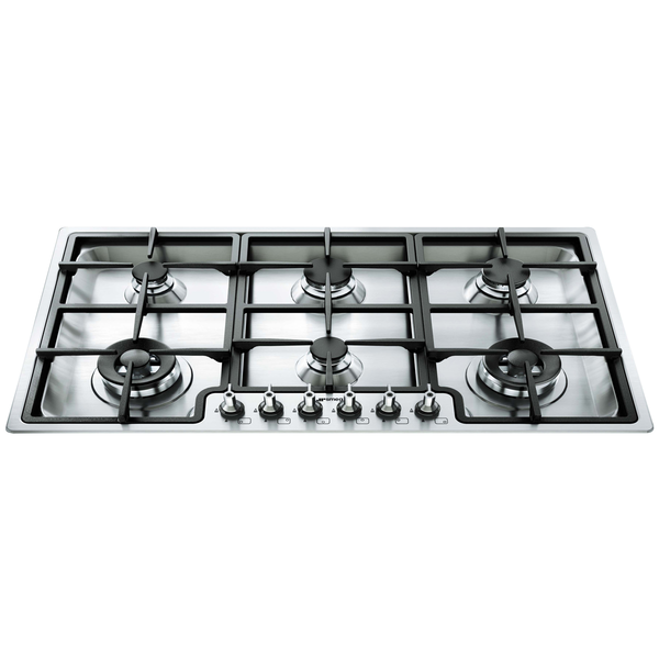 smeg gas cooktop with fish burner